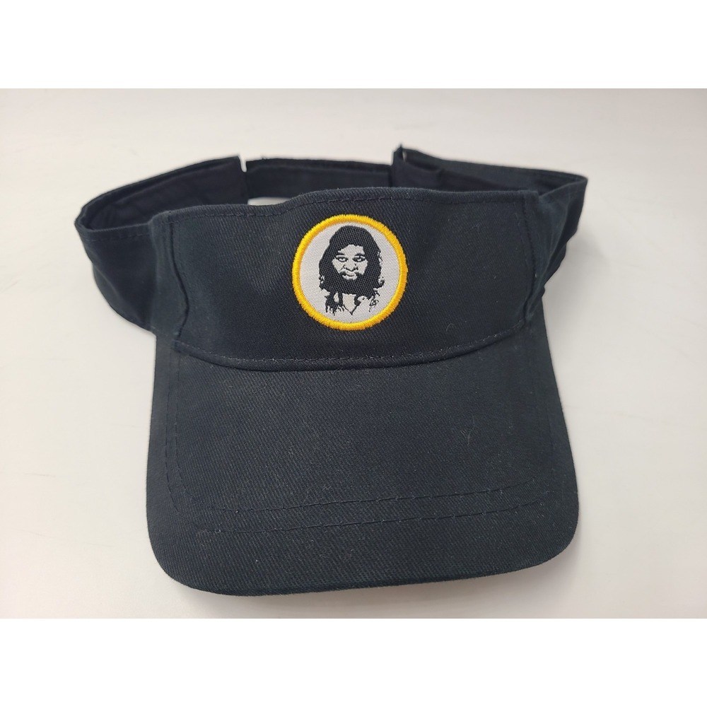 Geico Caveman Sun Golf Visor Adjustable Hat Cap Auto Car Insurance Co Men Black